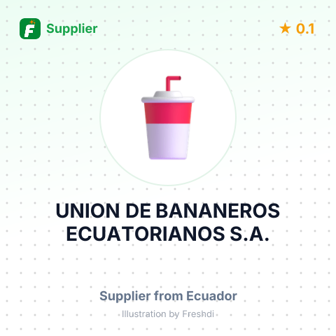 UNION DE BANANEROS ECUATORIANOS S.A. – summary card, no photo uploaded yet
