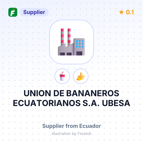 UNION DE BANANEROS ECUATORIANOS S.A. UBESA – summary card, no photo uploaded yet