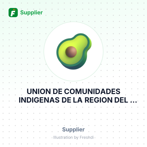UNION DE COMUNIDADES INDIGENAS DE LA REGION DEL ISTMO RI – summary card, no photo uploaded yet