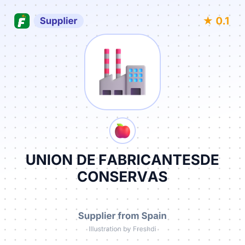 UNION DE FABRICANTESDE CONSERVAS – summary card, no photo uploaded yet