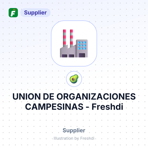 UNION DE ORGANIZACIONES CAMPESINAS – summary card, no photo uploaded yet