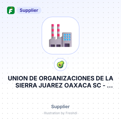 UNION DE ORGANIZACIONES DE LA SIERRA JUAREZ OAXACA SC – summary card, no photo uploaded yet