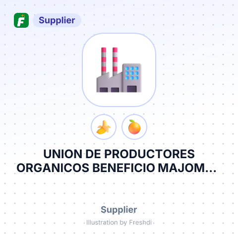 UNION DE PRODUCTORES ORGANICOS BENEFICIO MAJOMUT S.P.R. DE R.L. – summary card, no photo uploaded yet
