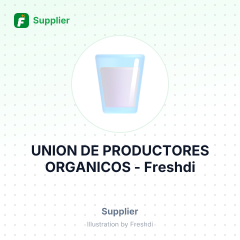 UNION DE PRODUCTORES ORGANICOS – summary card, no photo uploaded yet