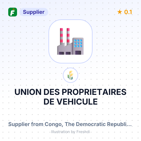 UNION DES PROPRIETAIRES DE VEHICULE – summary card, no photo uploaded yet