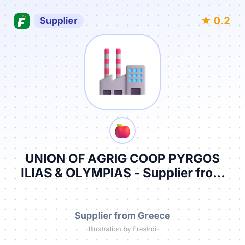 UNION OF AGRIG COOP PYRGOS ILIAS & OLYMPIAS – summary card, no photo uploaded yet