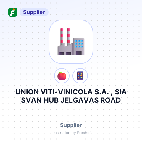 UNION VITI-VINICOLA S.A. , SIA SVAN HUB JELGAVAS ROAD – summary card, no photo uploaded yet