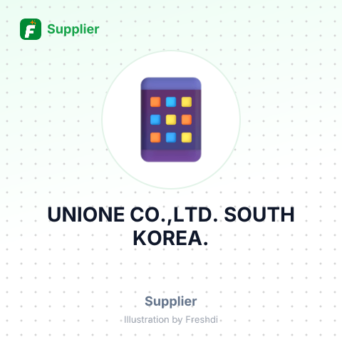 UNIONE CO.,LTD. SOUTH KOREA. – summary card, no photo uploaded yet