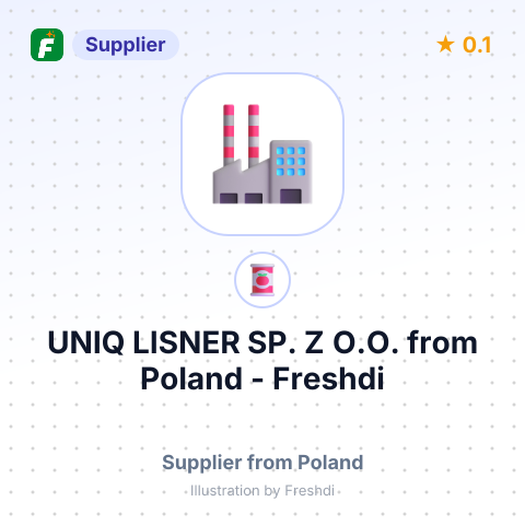 UNIQ LISNER SP. Z O.O. – summary card, no photo uploaded yet
