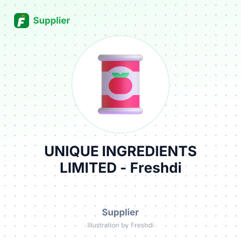 UNIQUE INGREDIENTS LIMITED – summary card, no photo uploaded yet