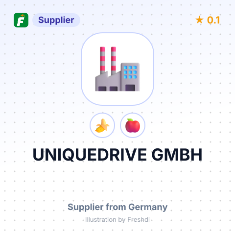 UNIQUEDRIVE GMBH – summary card, no photo uploaded yet