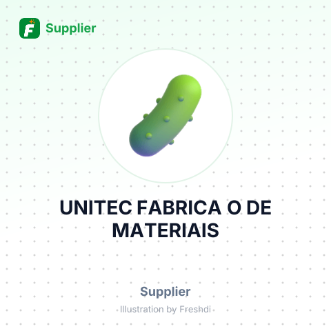 UNITEC FABRICA O DE MATERIAIS – summary card, no photo uploaded yet