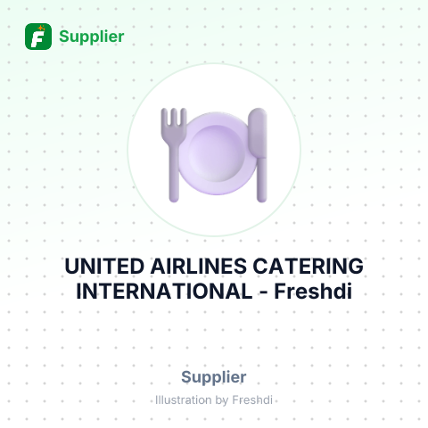 UNITED AIRLINES CATERING INTERNATIONAL – summary card, no photo uploaded yet