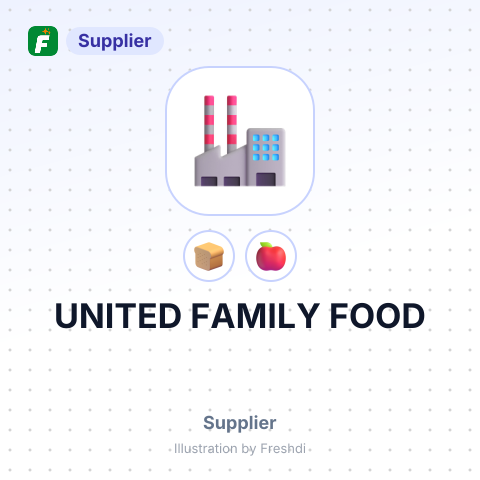 UNITED FAMILY FOOD – summary card, no photo uploaded yet