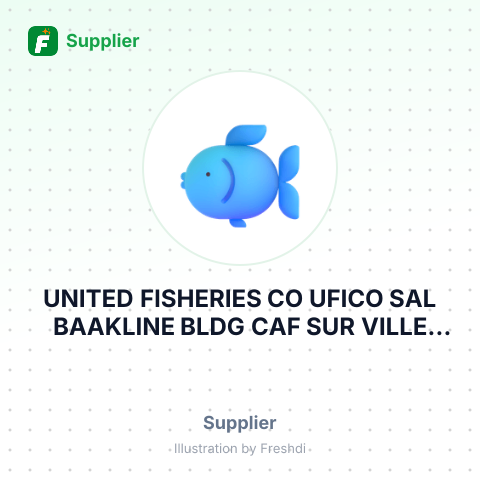 UNITED FISHERIES CO UFICO SAL BAAKLINE BLDG CAF SUR VILLE STR DEKWANEH LEBANON – summary card, no photo uploaded yet