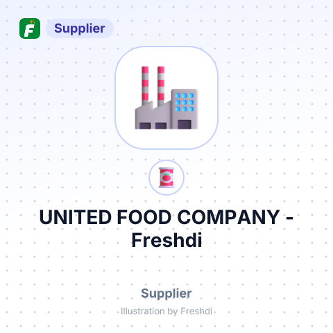 UNITED FOOD COMPANY – summary card, no photo uploaded yet
