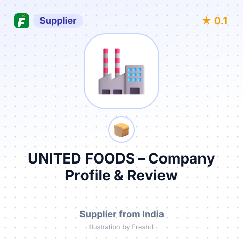 UNITED FOODS – summary card, no photo uploaded yet
