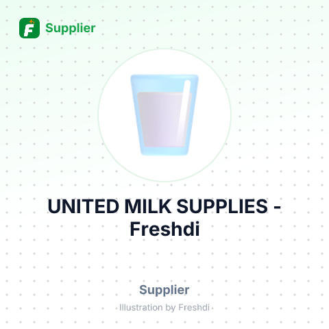 UNITED MILK SUPPLIES – summary card, no photo uploaded yet