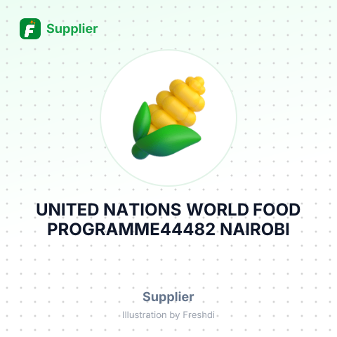 UNITED NATIONS WORLD FOOD PROGRAMME44482 NAIROBI – summary card, no photo uploaded yet