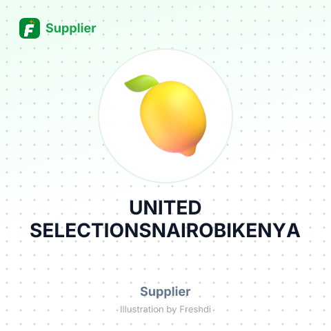 UNITED SELECTIONSNAIROBIKENYA – summary card, no photo uploaded yet