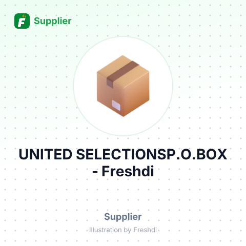 UNITED SELECTIONSP.O.BOX – summary card, no photo uploaded yet