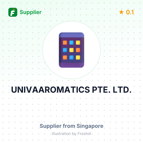 UNIVAAROMATICS PTE. LTD. – summary card, no photo uploaded yet