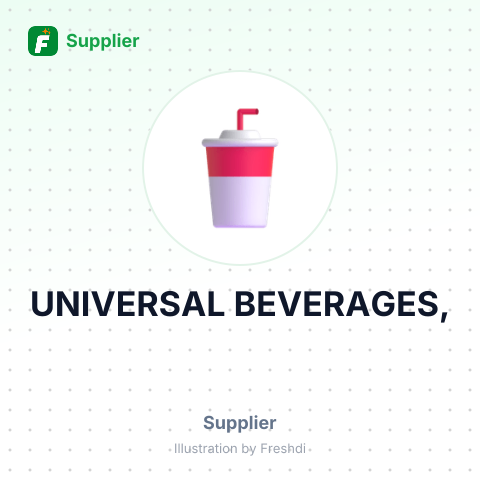 UNIVERSAL BEVERAGES, – summary card, no photo uploaded yet