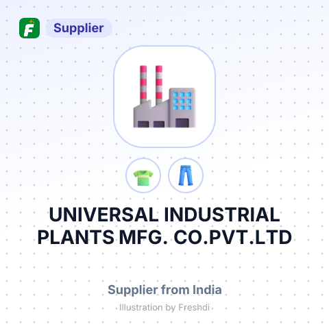 UNIVERSAL INDUSTRIAL PLANTS MFG. CO.PVT.LTD – summary card, no photo uploaded yet