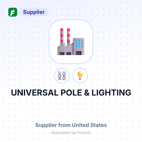 UNIVERSAL POLE & LIGHTING – summary card, no photo uploaded yet