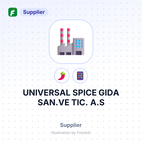 UNIVERSAL SPICE GIDA SAN.VE TIC. A.S – summary card, no photo uploaded yet