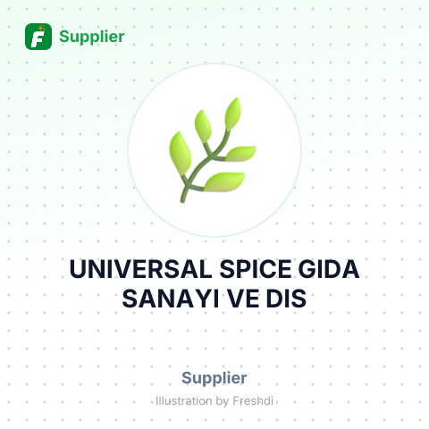 UNIVERSAL SPICE GIDA SANAYI VE DIS – summary card, no photo uploaded yet