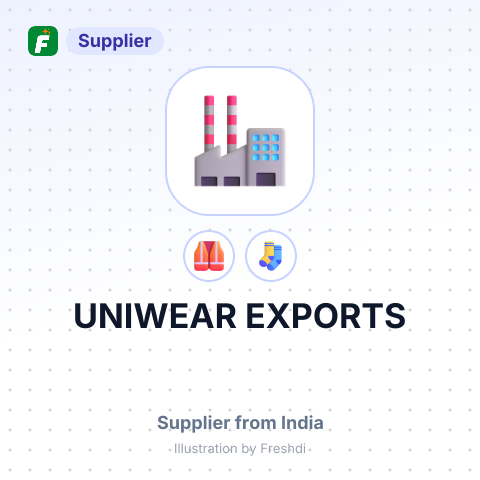 UNIWEAR EXPORTS – summary card, no photo uploaded yet