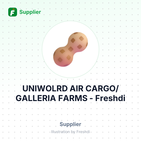 UNIWOLRD AIR CARGO/GALLERIA FARMS – summary card, no photo uploaded yet