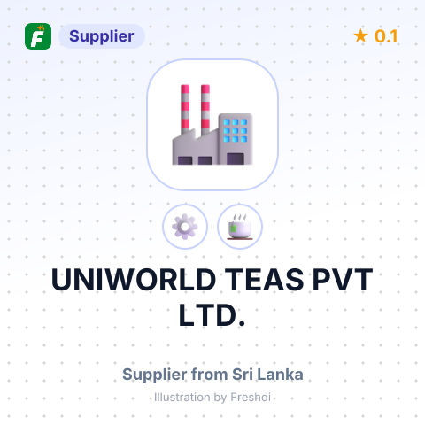 UNIWORLD TEAS PVT LTD. – summary card, no photo uploaded yet
