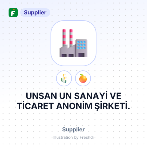 UNSAN UN SANAYİ VE TİCARET ANONİM ŞİRKETİ. – summary card, no photo uploaded yet