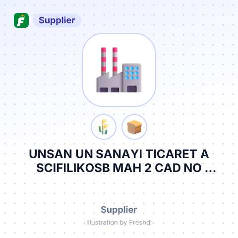 UNSAN UN SANAYI TICARET A SCIFILIKOSB MAH 2 CAD NO TEKKEROY SAMSUNTURKEY – summary card, no photo uploaded yet