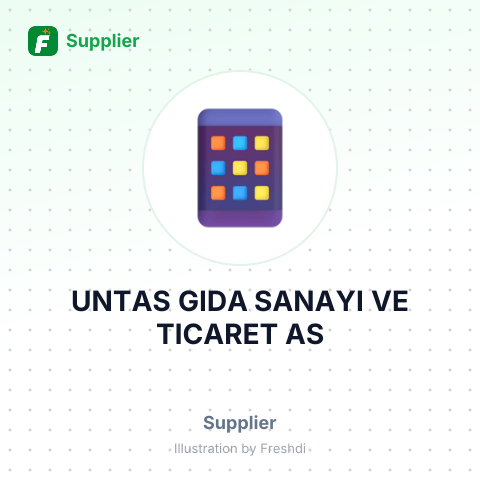 UNTAS GIDA SANAYI VE TICARET AS – summary card, no photo uploaded yet