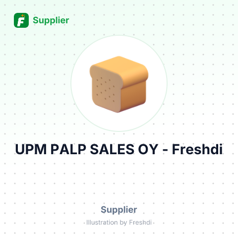 UPM PALP SALES OY – summary card, no photo uploaded yet