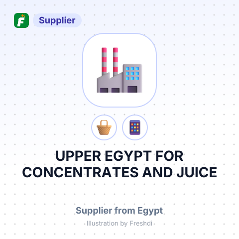UPPER EGYPT FOR CONCENTRATES AND JUICE – summary card, no photo uploaded yet