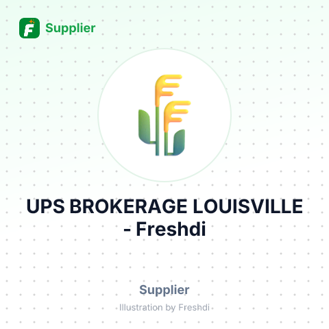 UPS BROKERAGE LOUISVILLE – summary card, no photo uploaded yet