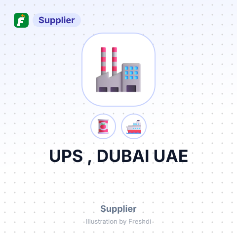 UPS , DUBAI UAE – summary card, no photo uploaded yet
