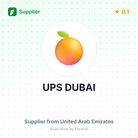 UPS DUBAI – summary card, no photo uploaded yet