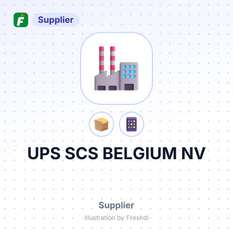 UPS SCS BELGIUM NV – summary card, no photo uploaded yet
