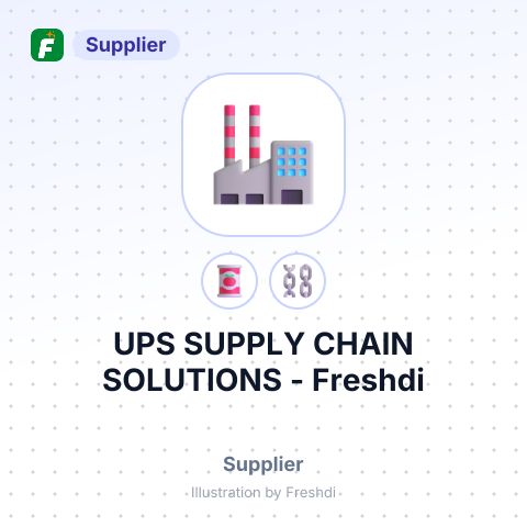 UPS SUPPLY CHAIN SOLUTIONS – summary card, no photo uploaded yet