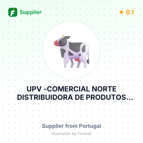 UPV -COMERCIAL NORTE DISTRIBUIDORA DE PRODUTOS AGRO- PECUARIOS LDA. – summary card, no photo uploaded yet