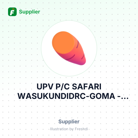 UPV P/C SAFARI WASUKUNDIDRC-GOMA – summary card, no photo uploaded yet