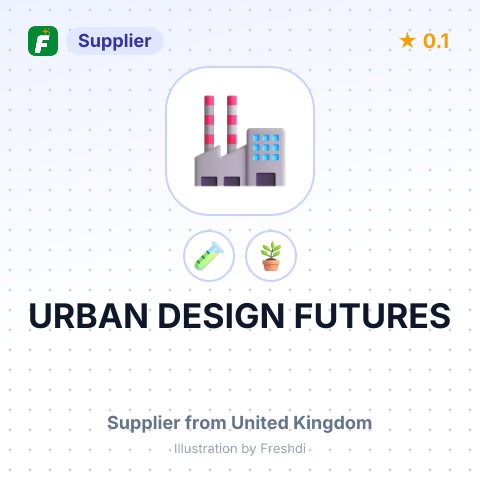 URBAN DESIGN FUTURES – summary card, no photo uploaded yet