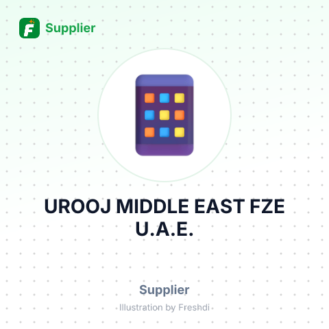 UROOJ MIDDLE EAST FZE U.A.E. – summary card, no photo uploaded yet