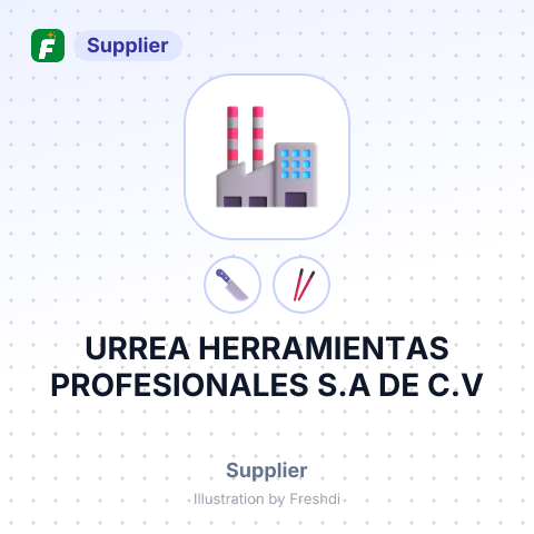URREA HERRAMIENTAS PROFESIONALES S.A DE C.V – summary card, no photo uploaded yet