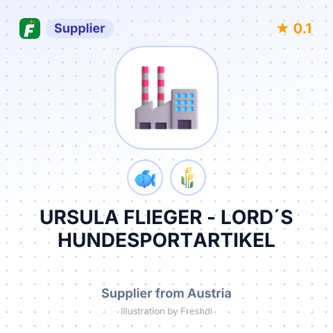 URSULA FLIEGER - LORD´S HUNDESPORTARTIKEL – summary card, no photo uploaded yet
